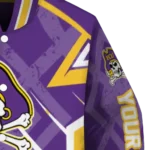 personalized east carolina pirates chevron angles purple varsity jacket best selling.webp