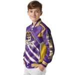 personalized east carolina pirates chevron angles purple varsity jacket best selling.webp