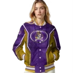 personalized east carolina pirates power plate purple varsity jacket best selling.webp