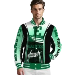 personalized eastern michigan eagles mesh effect green black varsity jacket best selling.webp