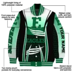 personalized eastern michigan eagles mesh effect green black varsity jacket best selling.webp