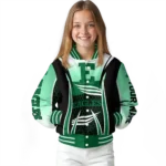 personalized eastern michigan eagles mesh effect green black varsity jacket best selling.webp
