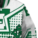 personalized eastern michigan eagles star burst green varsity jacket best selling.webp