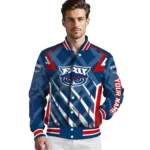 personalized florida atlantic owls chevron angles blue varsity jacket best selling.webp