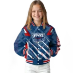personalized florida atlantic owls chevron angles blue varsity jacket best selling.webp