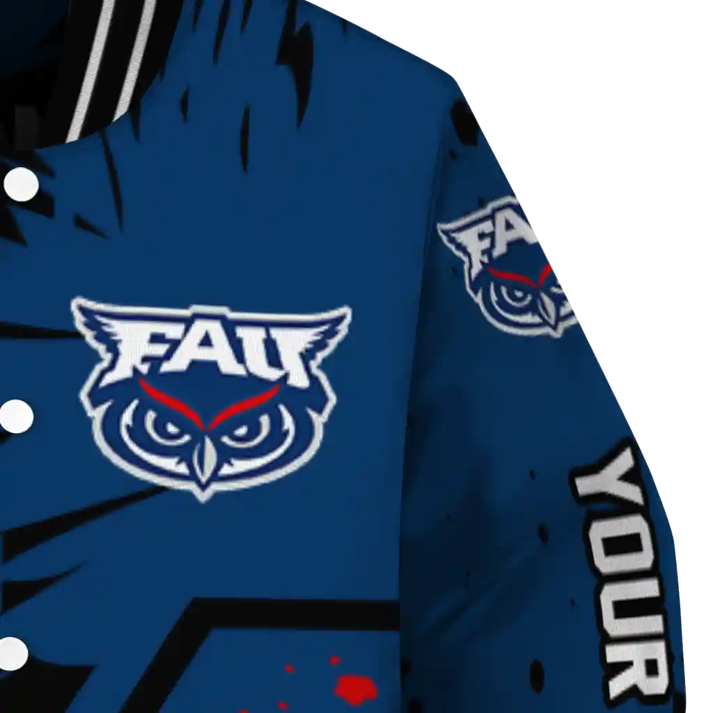 personalized florida atlantic owls hexagon cluster blue black varsity jacket premium grade.webp personalized florida atlantic owls hexagon cluster blue black varsity jacket premium grade.webp