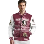 personalized florida state seminoles ferris arena garnet white varsity jacket best selling.webp