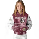 personalized florida state seminoles ferris arena garnet white varsity jacket best selling.webp