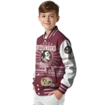 personalized florida state seminoles ferris arena garnet white varsity jacket best selling.webp