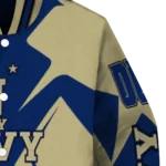 personalized navy midshipmen spider mark blue gold varsity jacket best selling.webp