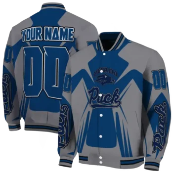 personalized nevada wolf pack spider mark blue grey varsity jacket fashion forward.webp