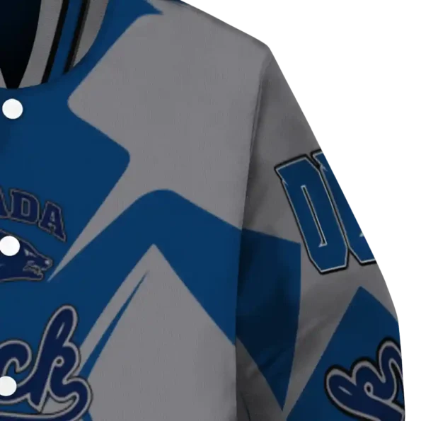 personalized nevada wolf pack spider mark blue grey varsity jacket premium grade.webp