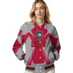 personalized new mexico lobos spider mark red grey varsity jacket best selling.webp