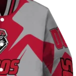personalized new mexico lobos spider mark red grey varsity jacket best selling.webp