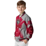 personalized new mexico lobos spider mark red grey varsity jacket best selling.webp