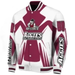 personalized new mexico state aggies spider mark crimson white varsity jacket best selling.webp
