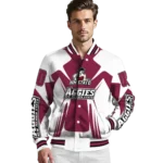 personalized new mexico state aggies spider mark crimson white varsity jacket best selling.webp