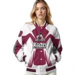 personalized new mexico state aggies spider mark crimson white varsity jacket best selling.webp