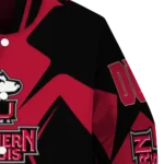 personalized northern illinois huskies spider mark red silver varsity jacket best selling.webp