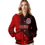 personalized-ohio-state-buckeyes-hexagon-mesh-scarlet-black-varsity-jacket-best-selling.webp