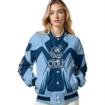 personalized old dominion monarchs spider mark blue light blue varsity jacket best selling.webp