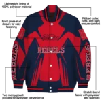 personalized ole miss rebels spider mark red blue varsity jacket best selling.webp