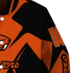 personalized oregon state beavers spider mark orange black varsity jacket best selling.webp