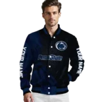 personalized penn state nittany lions hexagon mesh blue black varsity jacket best selling.webp