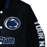 personalized penn state nittany lions hexagon mesh blue black varsity jacket best selling.webp
