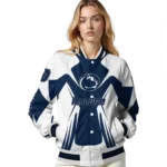 personalized penn state nittany lions spider mark blue white varsity jacket best selling.webp