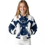 personalized penn state nittany lions spider mark blue white varsity jacket best selling.webp