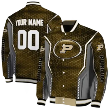 personalized purdue boilermakers power plate gold varsity jacket fashion forward.webp