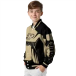 personalized purdue boilermakers spider mark gold black varsity jacket best selling.webp