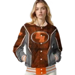 personalized sam houston bearkats power plate orange varsity jacket best selling.webp