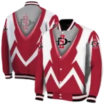 personalized san diego state aztecs v stripes red white varsity jacket best selling.webp