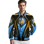 personalized san jose state spartans mesh chest gold black varsity jacket best selling.webp