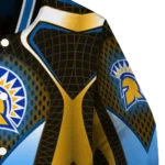 personalized san jose state spartans mesh chest gold black varsity jacket best selling.webp