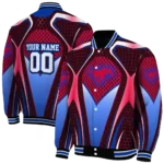 personalized smu mustangs mesh chest red black varsity jacket best selling.webp
