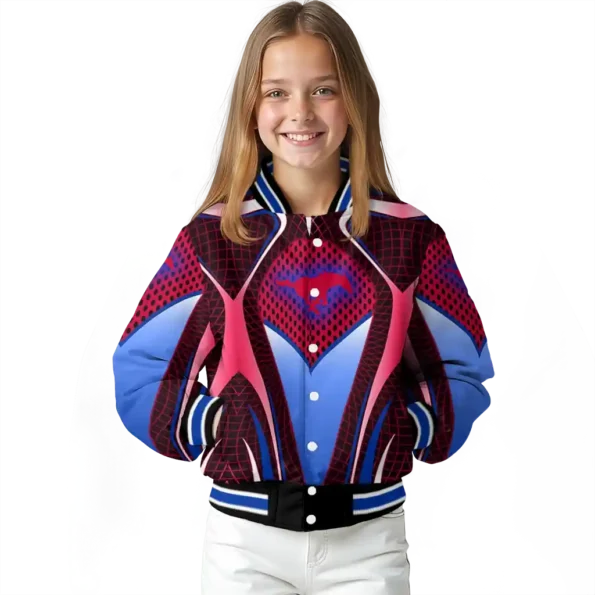 personalized smu mustangs mesh chest red black varsity jacket top rated.webp