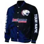 personalized south alabama jaguars hexagon mesh blue black varsity jacket best selling.webp