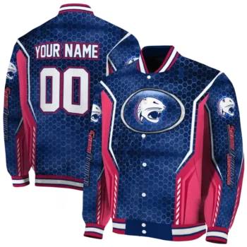 personalized south alabama jaguars power plate blue varsity jacket fashion forward.webp