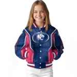 personalized south alabama jaguars power plate blue varsity jacket best selling.webp