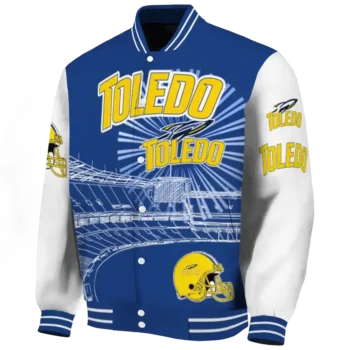 personalized toledo rockets ferris arena blue white varsity jacket best selling.webp