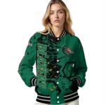 personalized uab blazers hexagon cluster green black varsity jacket best selling.webp