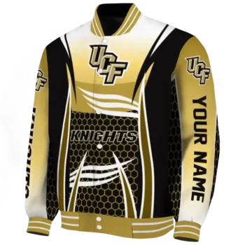 personalized ucf knights mesh effect gold black varsity jacket best selling.webp