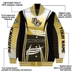 personalized ucf knights mesh effect gold black varsity jacket best selling.webp