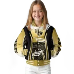 personalized ucf knights mesh effect gold black varsity jacket best selling.webp