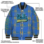 personalized ucla bruins bolt stripe blue varsity jacket best selling.webp