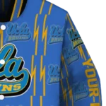 personalized ucla bruins bolt stripe blue varsity jacket best selling.webp
