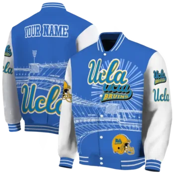 personalized ucla bruins ferris arena blue white varsity jacket fashion forward.webp